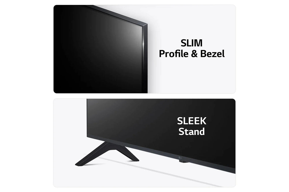 LG 55" UR78 UHD 4K SMART TV WIDE LEG BLACK
