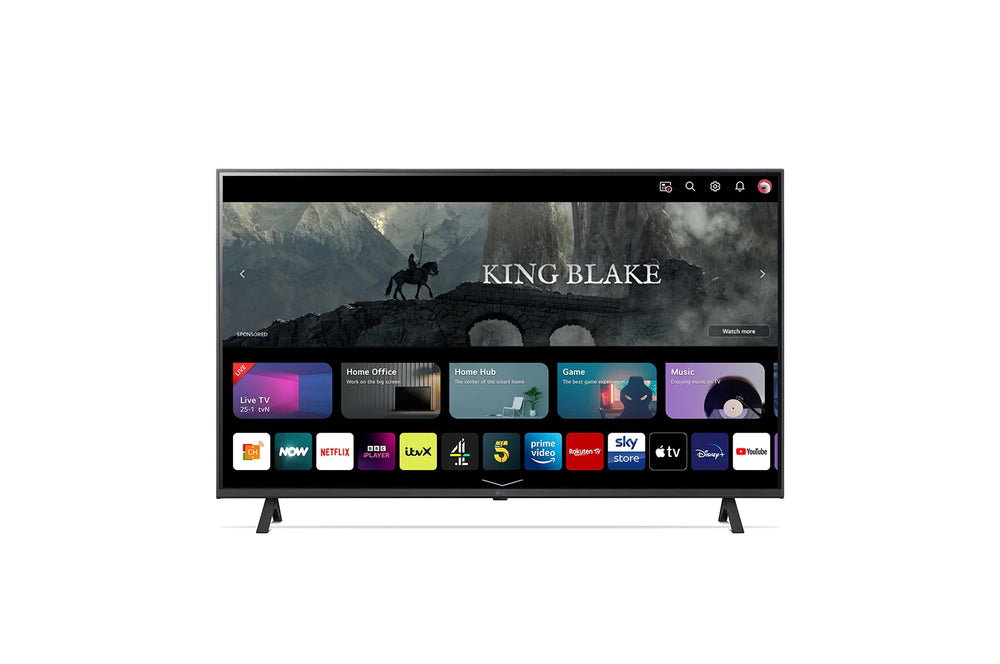 LG 55" UR78 UHD 4K SMART TV WIDE LEG BLACK