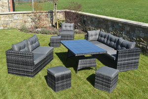 Catherine 10 Piece Rattan Set