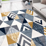 Mason Rug Blue/Mustard