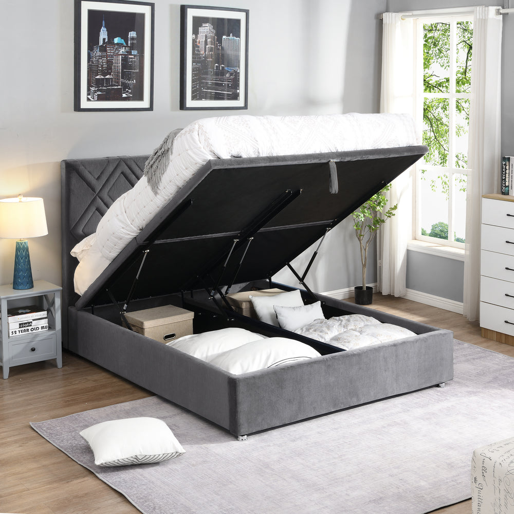 
            
                Load image into Gallery viewer, Sandyford Bed Grey
            
        