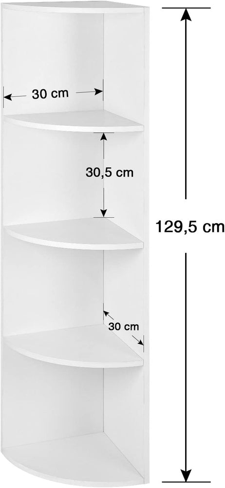 White Corner Shelf