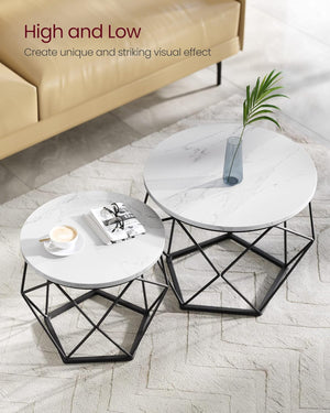 Round Coffee Tables | White