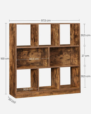 Rustic Cube Bookcase
