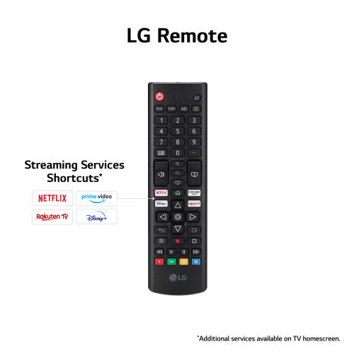 LG 50" UR78 UHD 4K SMART TV WIDE LEG BLACK