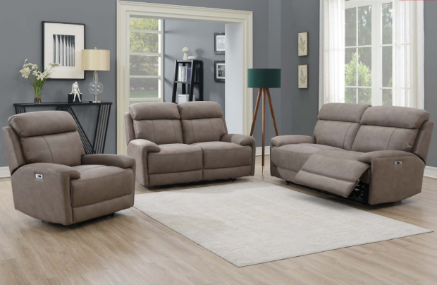 Campbell Electric Reclining Suite | Sultry