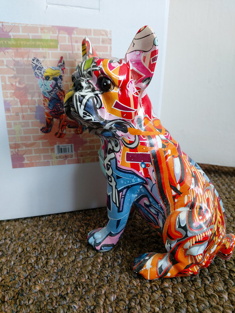 
            
                Laden Sie das Bild in den Galerie-Viewer, Graffiti Sitting French Bull Dog
            
        