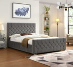 Galway Grey Bed | Fabric