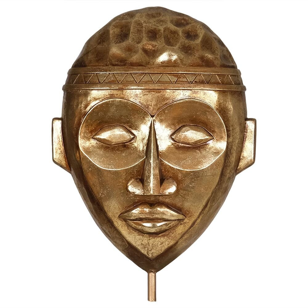Gold Mask on Stand