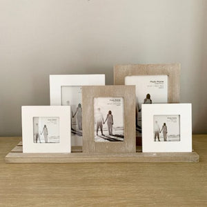 Rustic 5 Frames on a Tray