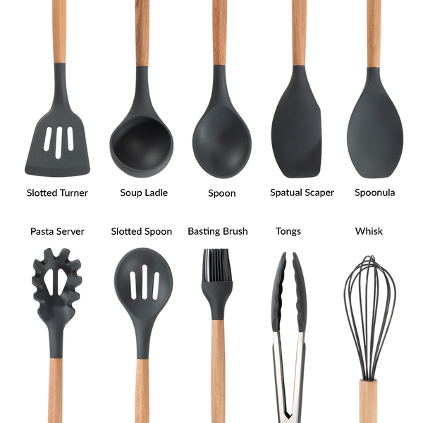 Silicone Utensil Set Complete