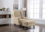 Jenson Armchair with Footstool - Owl & Trowel Ltd.